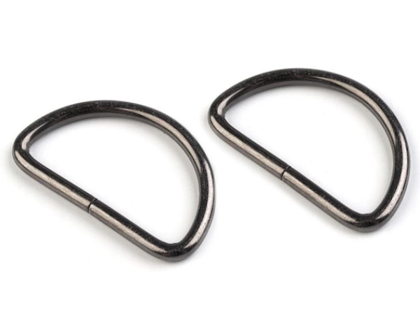 Halbring Nickel Schwarz - 32 mm